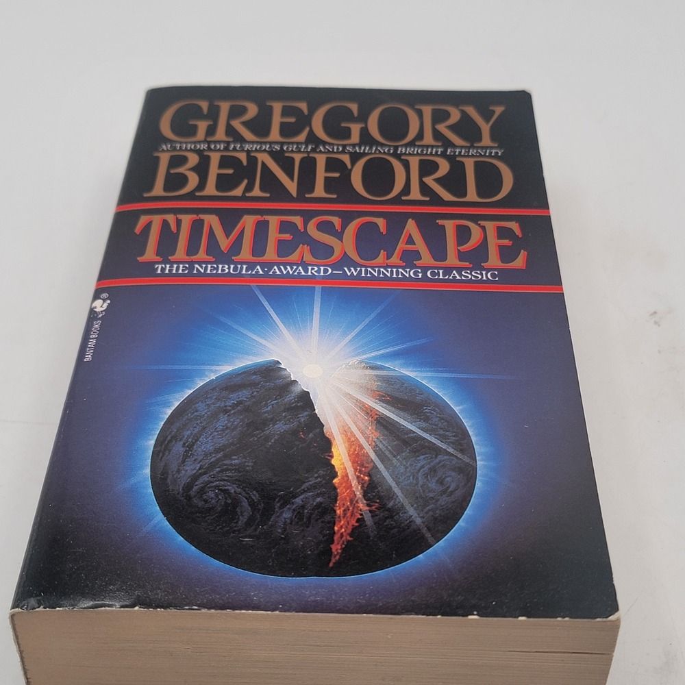 Gregory Benford Timescape Paperback 1992 Bantam Spectra Sci-Fi Nebula Good